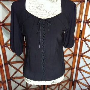DRESSBARN BLACK BLOUSE